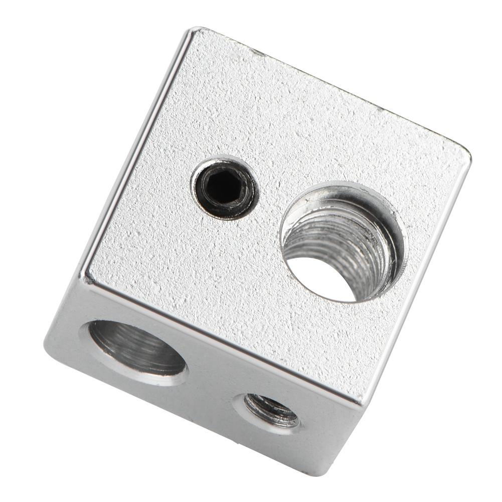 20x20x13mm Aluminium MK10 Extruder Hotend Heizblock M7 Gewinde Heatbreak für 3D Drucker