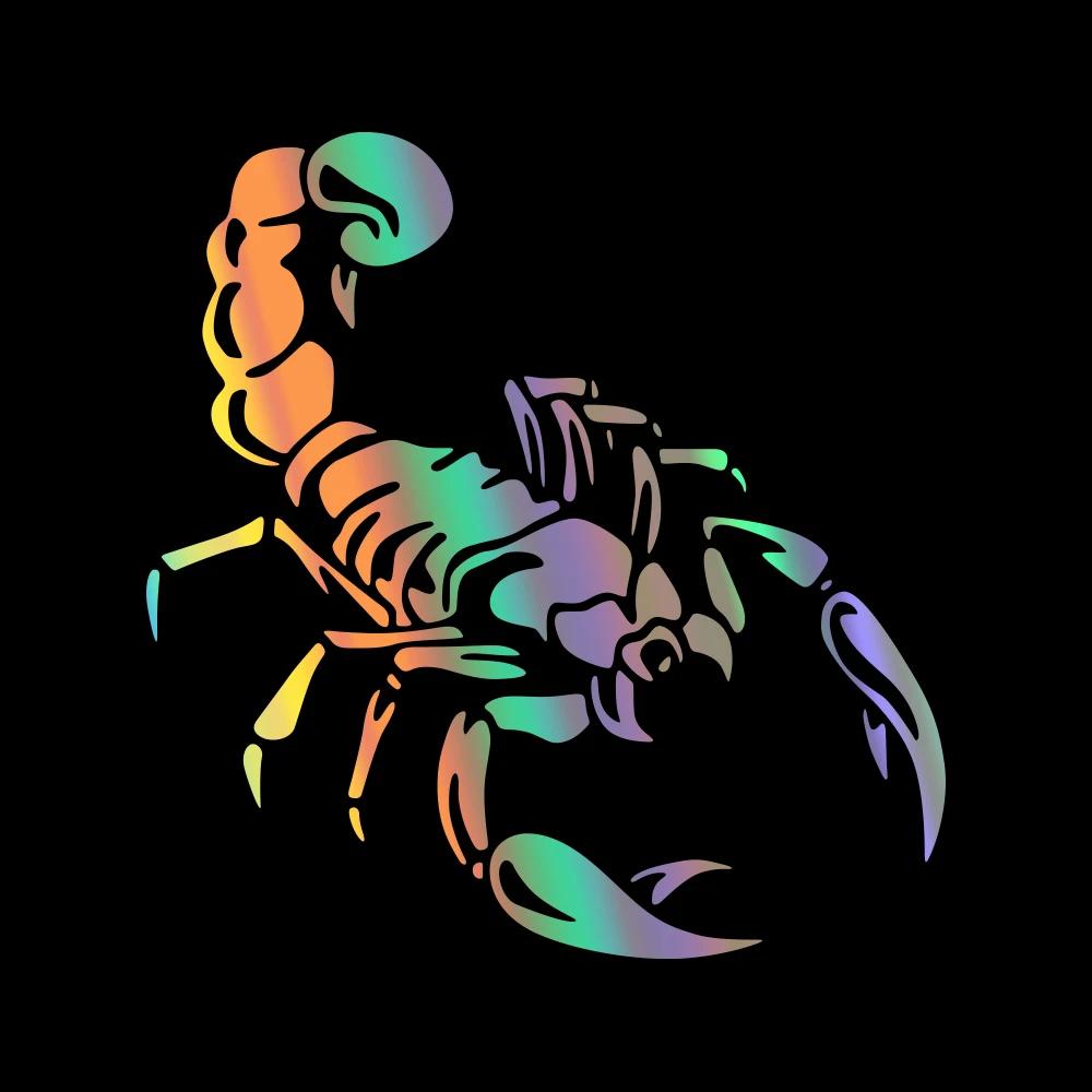 19.3X20cm Creative Scorpion Car Sticker Auto Body Window Decals Personalized Car Styling 3D Stickers Decoration Car Accessories