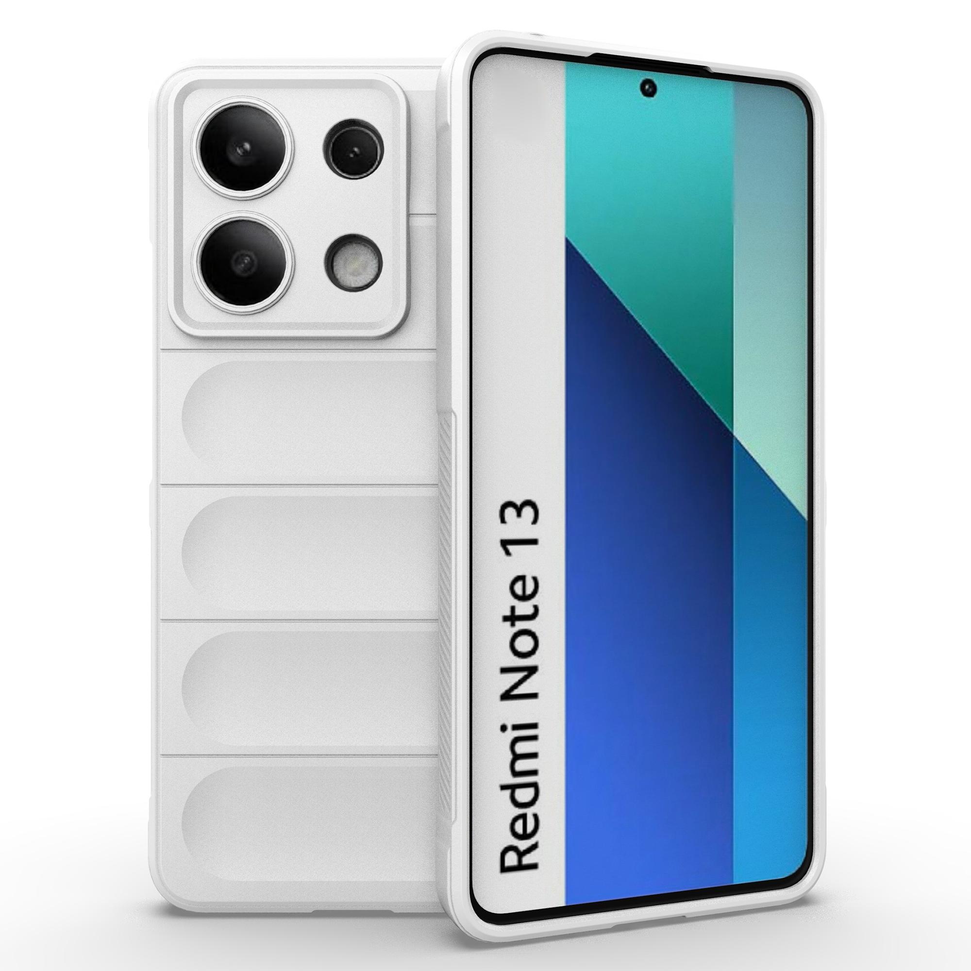 

For Xiaomi Redmi Note 13 4G Phone Case TPU Rugged Protective Cover White
