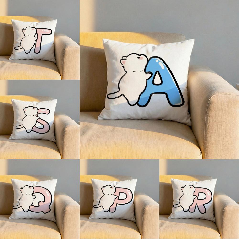 Personalised Cushion Cover Soft Reversible Durable Pillow Cover MultiScene Use for Home Car Daily Comfort