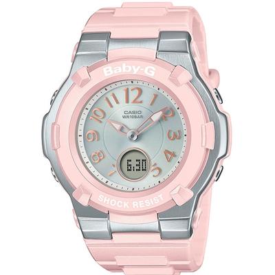 Casio Dame Baby-G BGA-1100-4B2JF [BABY-G BGD-1100 Fornyet] Rundt Ur Lyserød Digital Analog