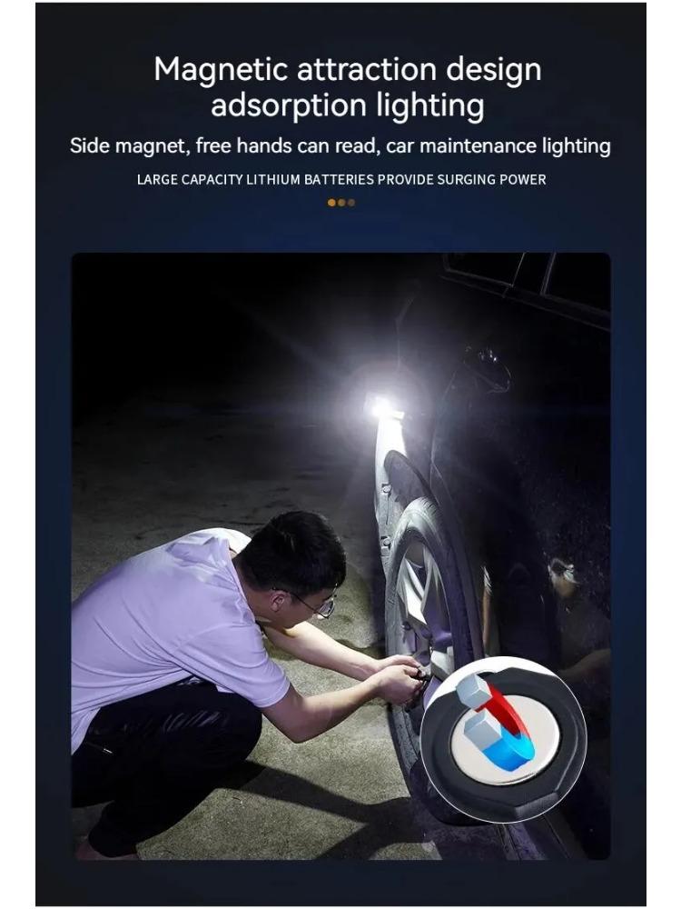 Mini Dual COB Headlamp Sensor Hat Clip Headlight 5 Lighting Modes Outdoor Camping Hunting Flashlight Induction Head Lamps