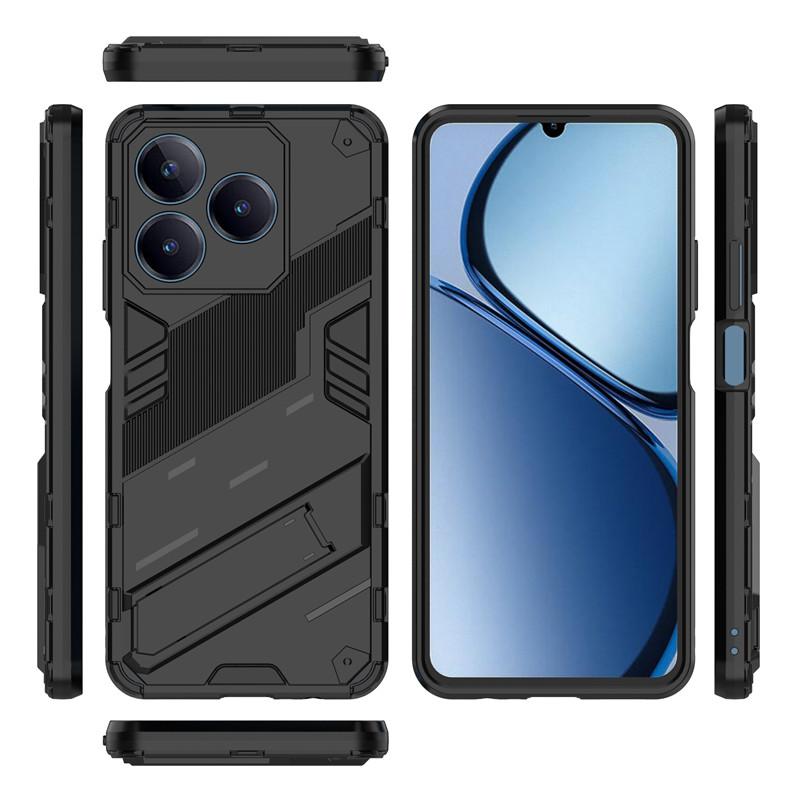 For Realme C63 4G Case Realme C63 4G Cover Funda Armor PC Holder Shockproof TPU Protective Phone Back Cover For Realme C63 4G