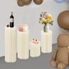 Paper Cylinder Display Stand Foldable Table Columns Roman Column Flower Stand  Wedding Party