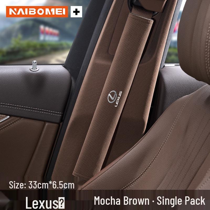 Lexus LS/ES/IS/RX/UX/NX/CT Seat Belt Shoulder Protectors To Prevent Neck Chafing.