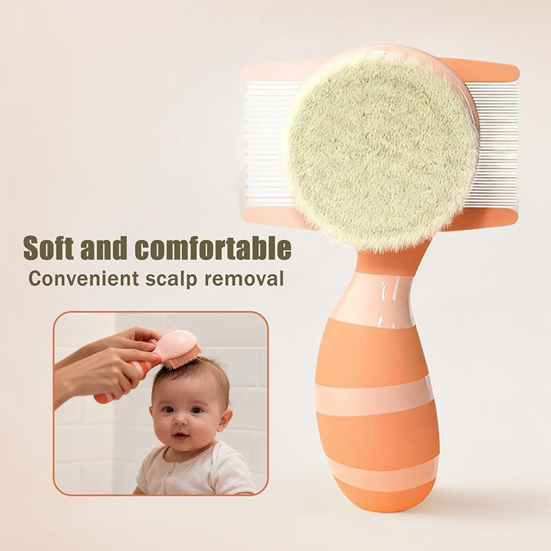 3In1 Baby Care Comb Set Anti-Scratch Girl Hairbrush Newborn Hair Brush Infant Comb Head Massager Kids Comb