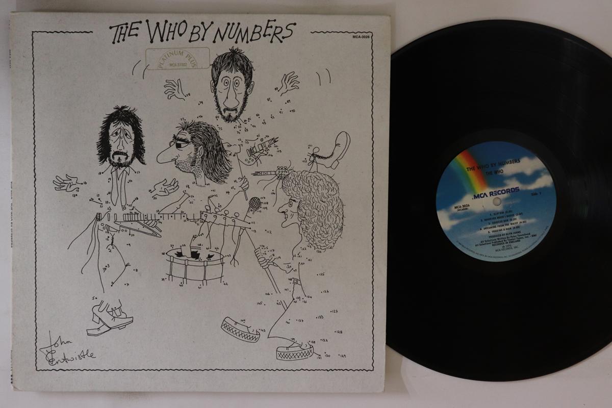

LP Record WHO - Who By Numbers MCA3026 MCA RECORDS 1980 US Rock Used