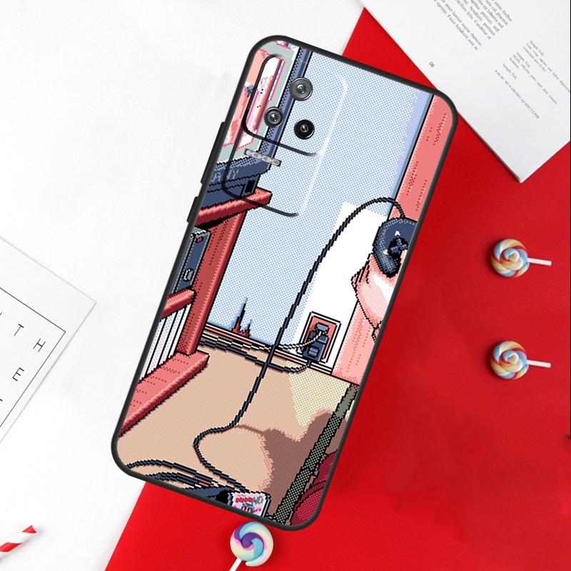 

Ретро Эстетика Японская Обложка Game Over Для Xiaomi 14T 11T 12T 13T Pro 13 14 15 Ultra POCO X7 Pro X3 X5 X6 F5 F6 M6 Pro Чехол Xiaomi 13T (13T Pro)