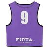 FINTA Soccer/Futsal Bibs, Game Vest, Junior Size, 10-Pack, FT6555 (8100) Purple