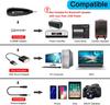 KIMAFUN 2.4G Wireless Waterproof Headset Microphone with 30m Transmission Range, Auto-Pairing, Ear-Hook Type, Transmitter and 3.5mm Stereo Plug