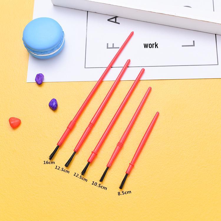 

Oil & Plastic Painting Brushes: Liner, DIY Kids , Small, Bristle 8.5cm