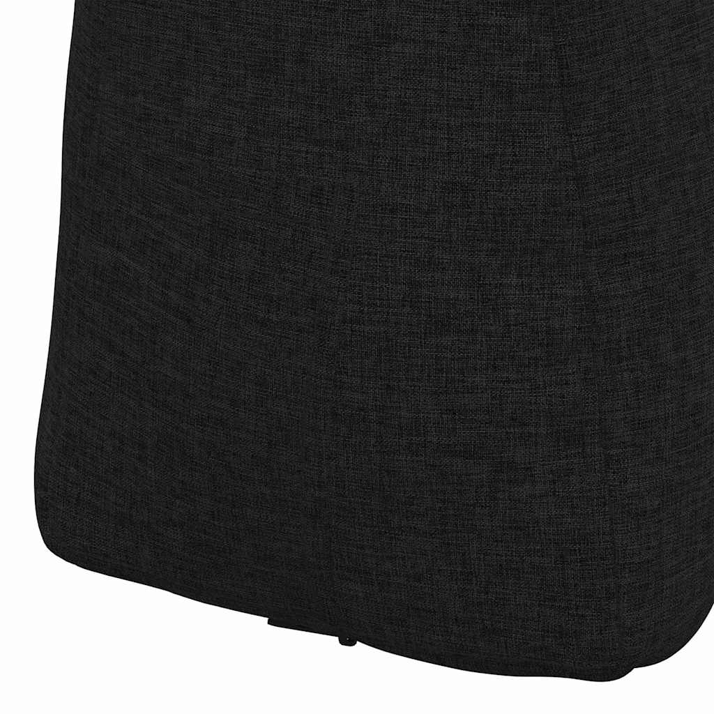 Back Cushion Black 45 X 24 X 50 Cm Fabric