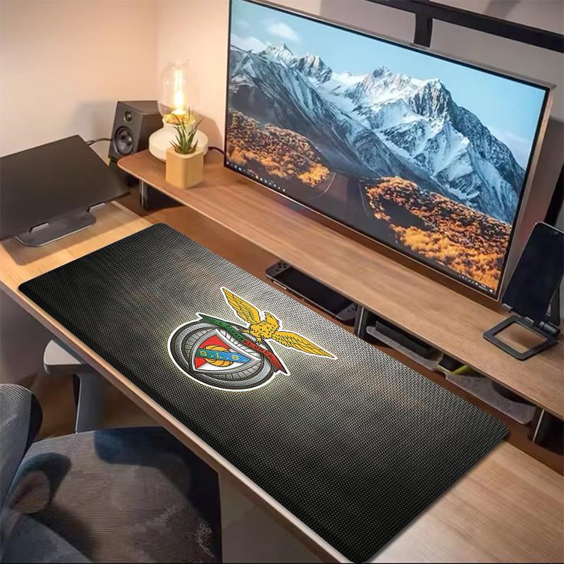 Sport Lisboa e Benfica Print  Cushion Non-slip Laptop Tablet Big Mousepad XXL Mat Mini PC Playmat With Lock edge