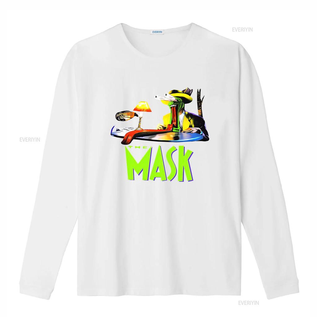 NUOVA RARA THE MASK FILM JIM CARREY 1994 VINTAGE Maglietta vintage Lavata streetwear Top elasticizzato Per l'uso quotidiano Leggermente