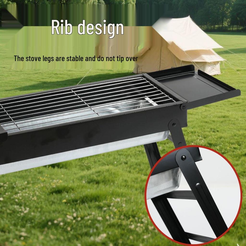 A1R Portable Charcoal BBQ Grill Stand for Home & Outdoor Cooking