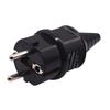 1 Pcs EU European AC Power Connector Plug with Socket Power Cord Convertor 2.5A Electric Rewireable Plug Male Female Adapter