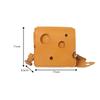 Cute Mini Cheese Triangle Storage Bag - 2026 New Subtle Design, Portable Pouch for Lipstick, Headphes & Mey