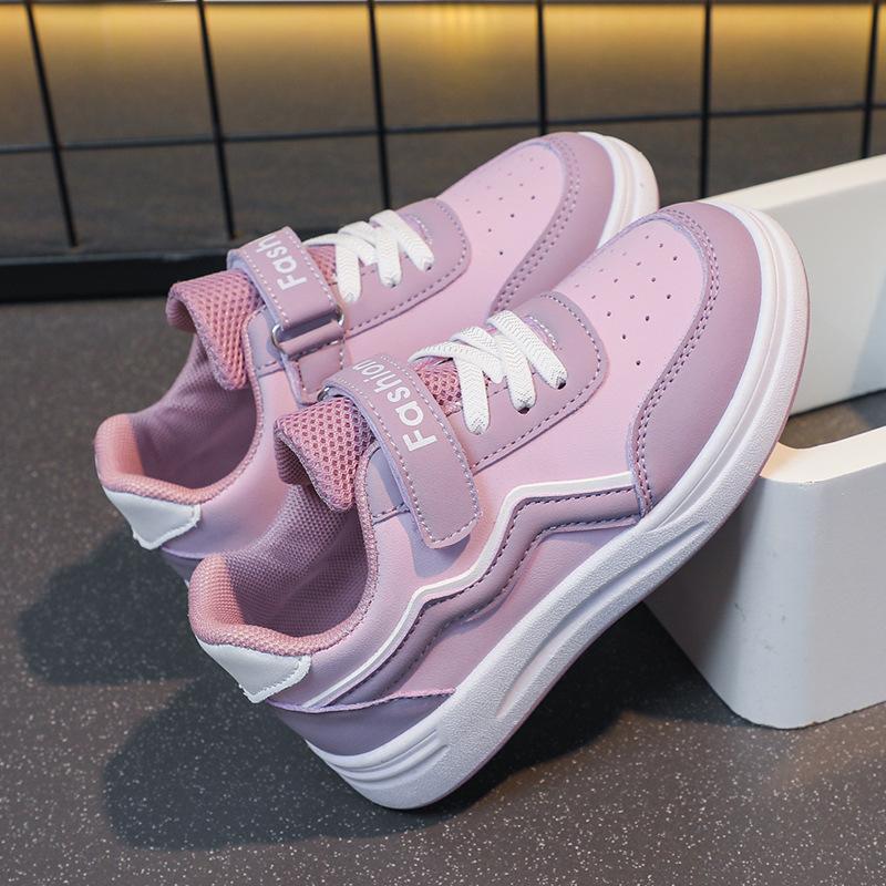 Flickors Sneaker Höst och Vinter Ny Mode Koreansk Mjuk Sula Halkfria Fritidsskor