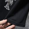 8937 CHROME HEARTS 2026 Summer New High Quality Cotton Round Neck Loose Large Size Men's and Women's T-shirt Couple T-shirt