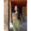 Women Sexy Solid Hollow Out Long Sleeve Slim Fit Seaside Vacation Long Dress