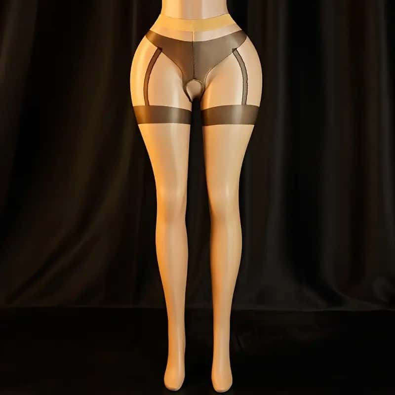 Suspender Ultra Thin Pantyhose Woman Black Sexy Thigh High Stockings with Garter Breathable Comfortable Long Stocking for Women