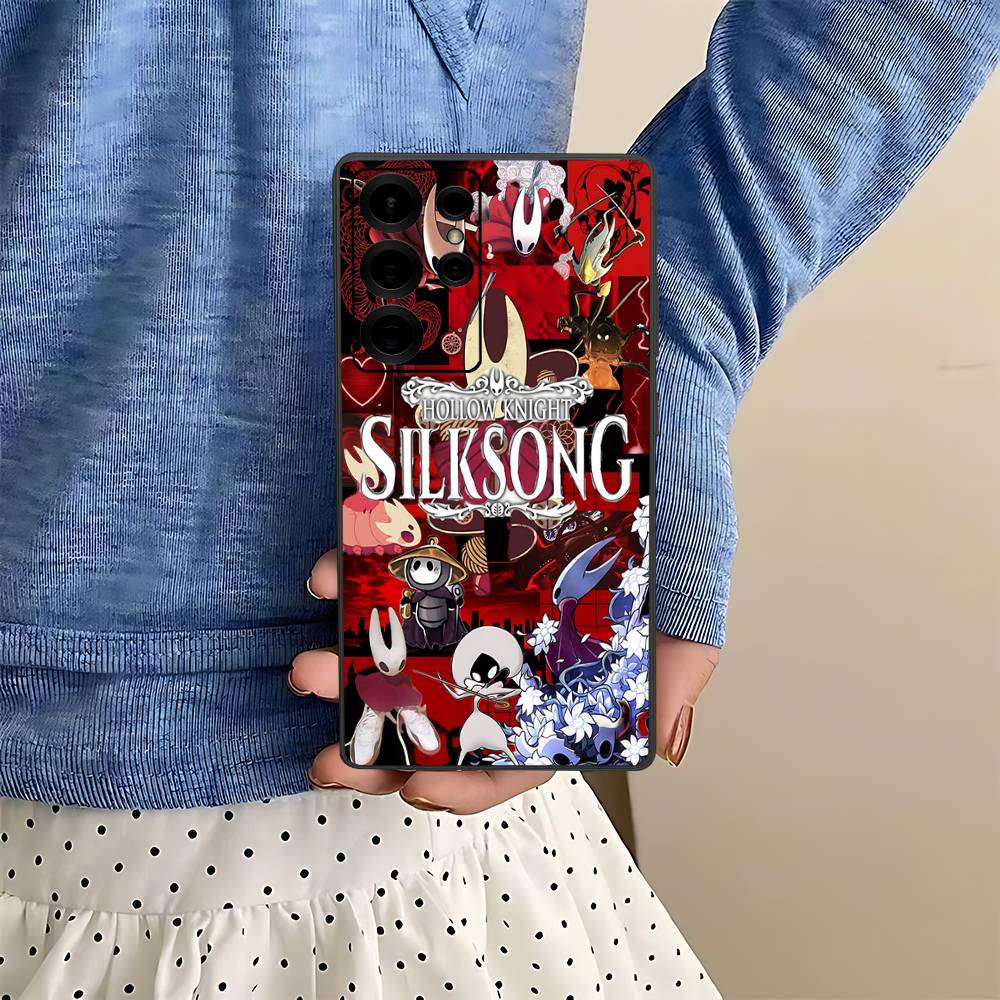 Game H-Hollow K-Knight Phone Case For Samsung S 24 Fe 25 Ultra Plus 20 Lite 21 30 22 23 24 22 Ultra 5G Fundas