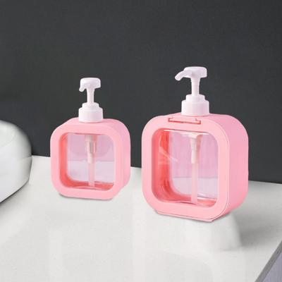 300 ml/500 ml Seifenspender, auslaufsicher, transparent, große Kapazität, Reisespenderflasche für Badezimmer