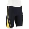 MIZUNO Half Spats N2JB1621 Black x Size for and Gym Use Men's (Inseam 23cm) 94 Yellow, M, Swimming, Fitness,