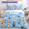 3pcs Duvet Cover Set (1*Duvet Cover + 2*Pillowcase, Without Core), Bluey Print Soft All‑Season Bedding Set, Home Bedroom Decor Gift