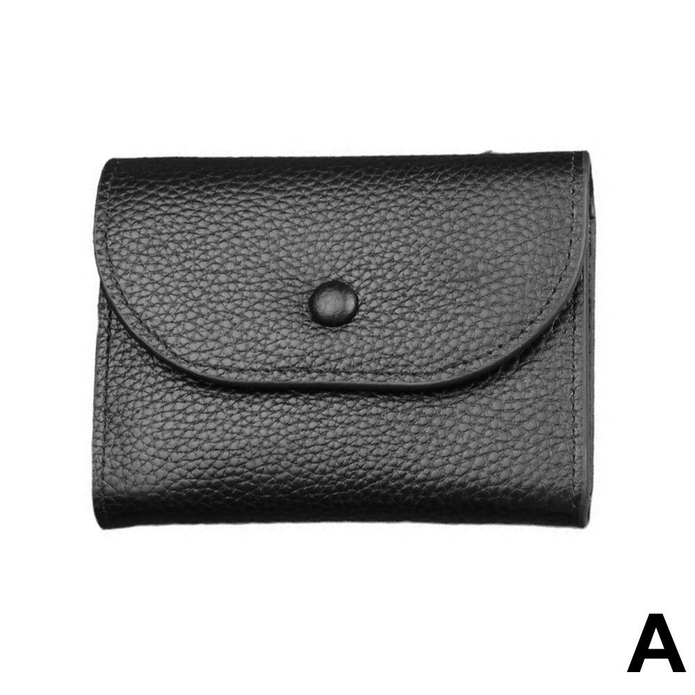 New PU Leather Small For Women Wallet Luxury Envelope Card Holder Brand Designer Multipurpose Zip Coin Cowhide Short Purse 2025