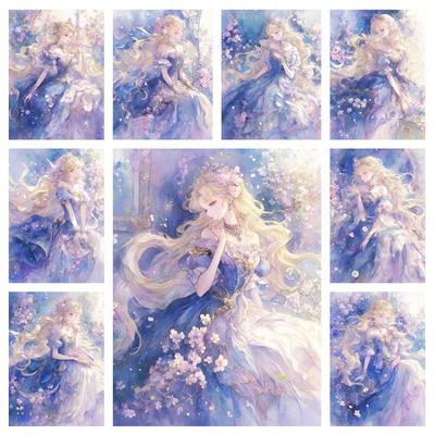 New Handmade DIY Cartoon Princess Diamond Painting Set Cartoon Girl Cross Embroidered Diamond Mosaic Home Decoration