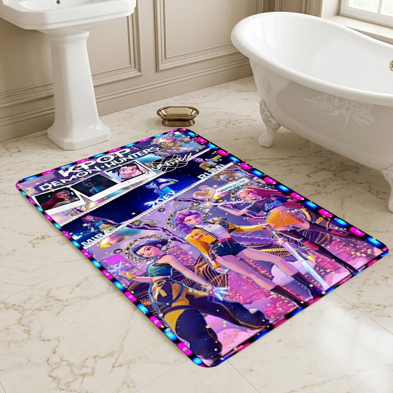 Kpop Stars Living Room Non-Slip Area Rug Soft Carpet for Bedroom Game Playroom Sofa Office Home Decor Doormat Christmas Gift C9211302