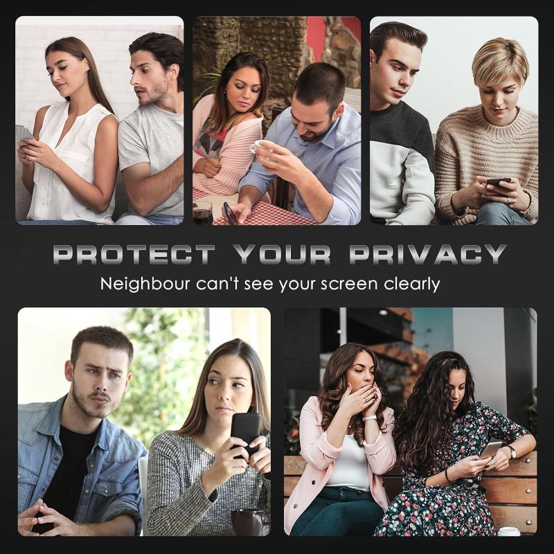3PCSFilmes De Vidro Temperado Anti-espião Para iPhone 17 ProMax/17/17 Pro/17 Protetor De Tela De Privacidade Inquebrável Com Kit De Fácil Instalação