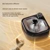 2.8L/95oz Wireless Cat Water Fountain Ultra Quiet Pet Water Dispenser Automatic Dog Fountain with Motion Sensor And Stainless Steel
