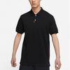 Nike Polo Shirts Men's Black Polo Collar Moderate Straight Fit DB3296-010