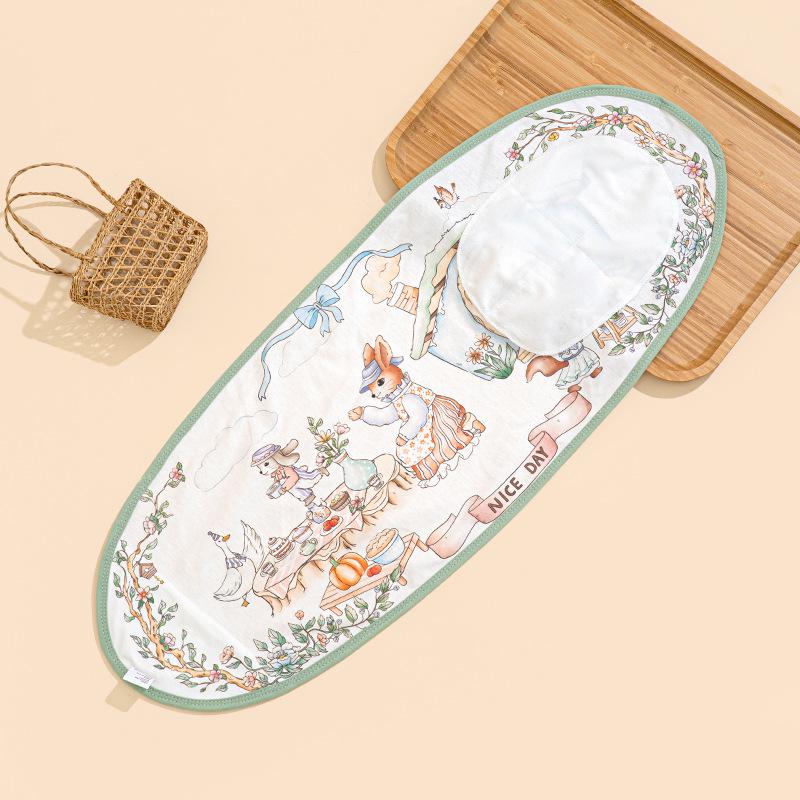 Spring/Summer Pure Cotton Anti-Startle Newborn Swaddle Blanket