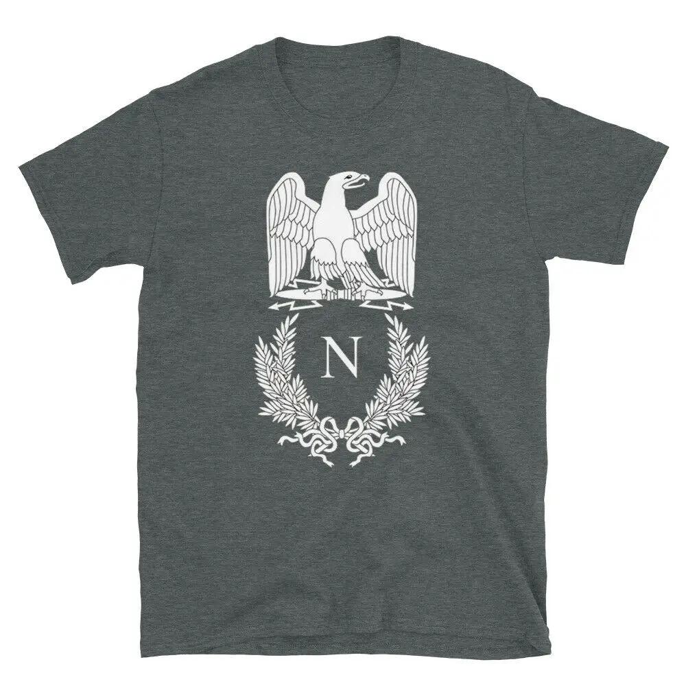 T-shirt Napoleon Bonaparte Aquila 100% Cotone Girocollo Estiva Manica Corta Casual da Uomo Taglia S-3XL