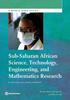The Sub-Saharan African Science, Technology, Engineering and Mathematics Research : a Decade of Development Book