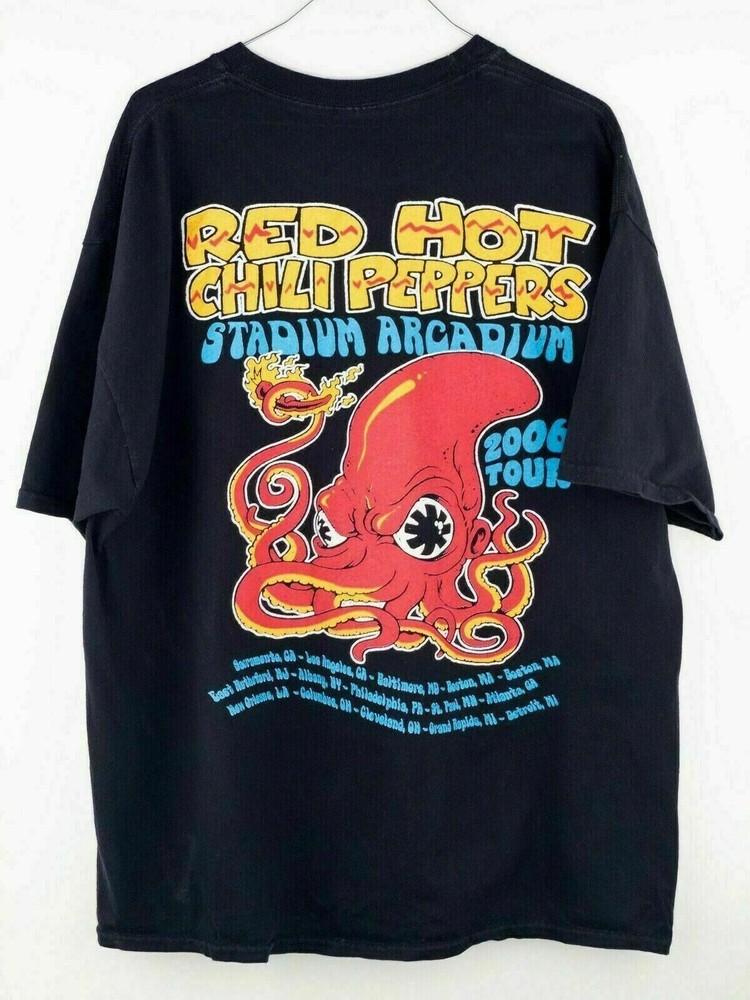 

Футболка Red Hot Chili Peppers Stadium Arcadium 2006 Tour Винтажна Чоловіча 16D423 Унісекс Футболка M