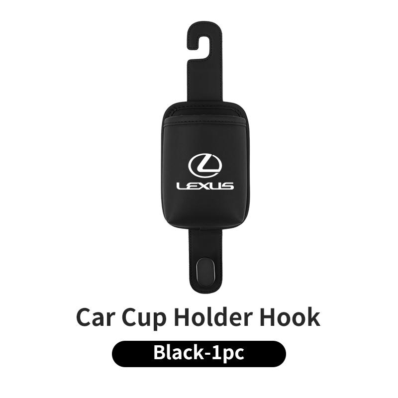 

Car Seatback Water Cup Holder Leather Storage Box Drink Rack Interior For Lexus UX250h RX450h CT200h RX400h NX300h RX350 RX30