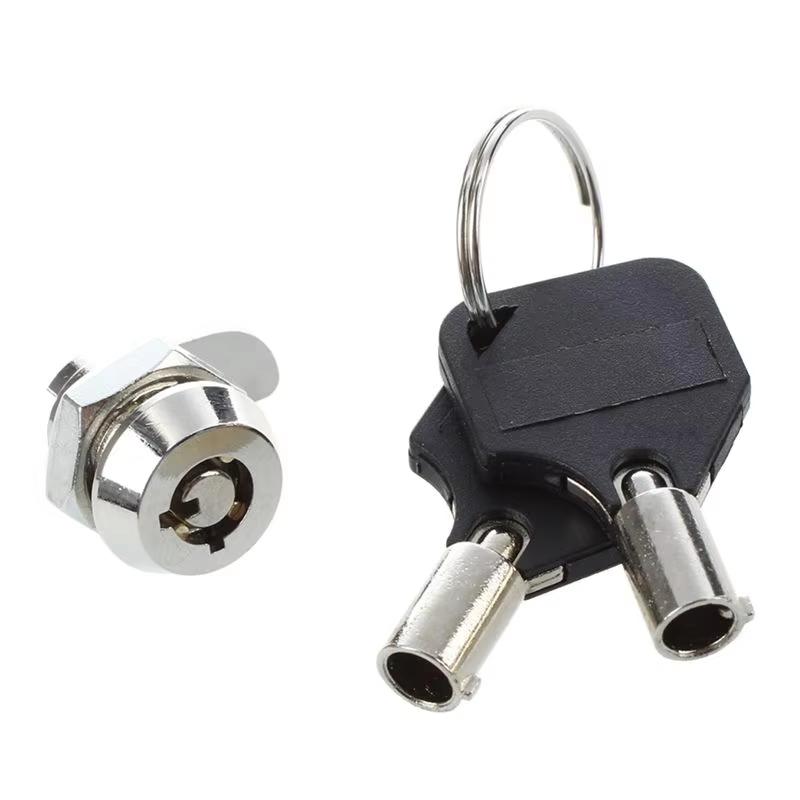 Promotion!  Cabinet Door Quarter Turn Security Tubular Cam Lock w Keys