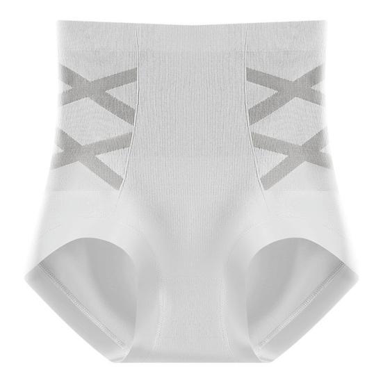 

Женское нижнее белье с высокой талией, мягкие эластичные трусики с полным покрытием, утягивающие живот, бесшовные XL серый