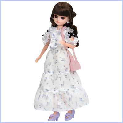 TAKARA TOMY Muñeca Petit Blossom Juguete de Juego de Imitación 3 y Licca-chan LD-15 Vestir (Edades en aumento)
