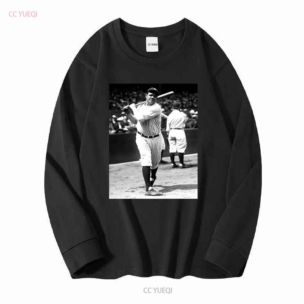 Babe Ruth T Shirt For Fan S 5Xl Vintage Washed Graphic Homme Streetwear Soft Top For Everyday Wear Designer Clothes Breathable
