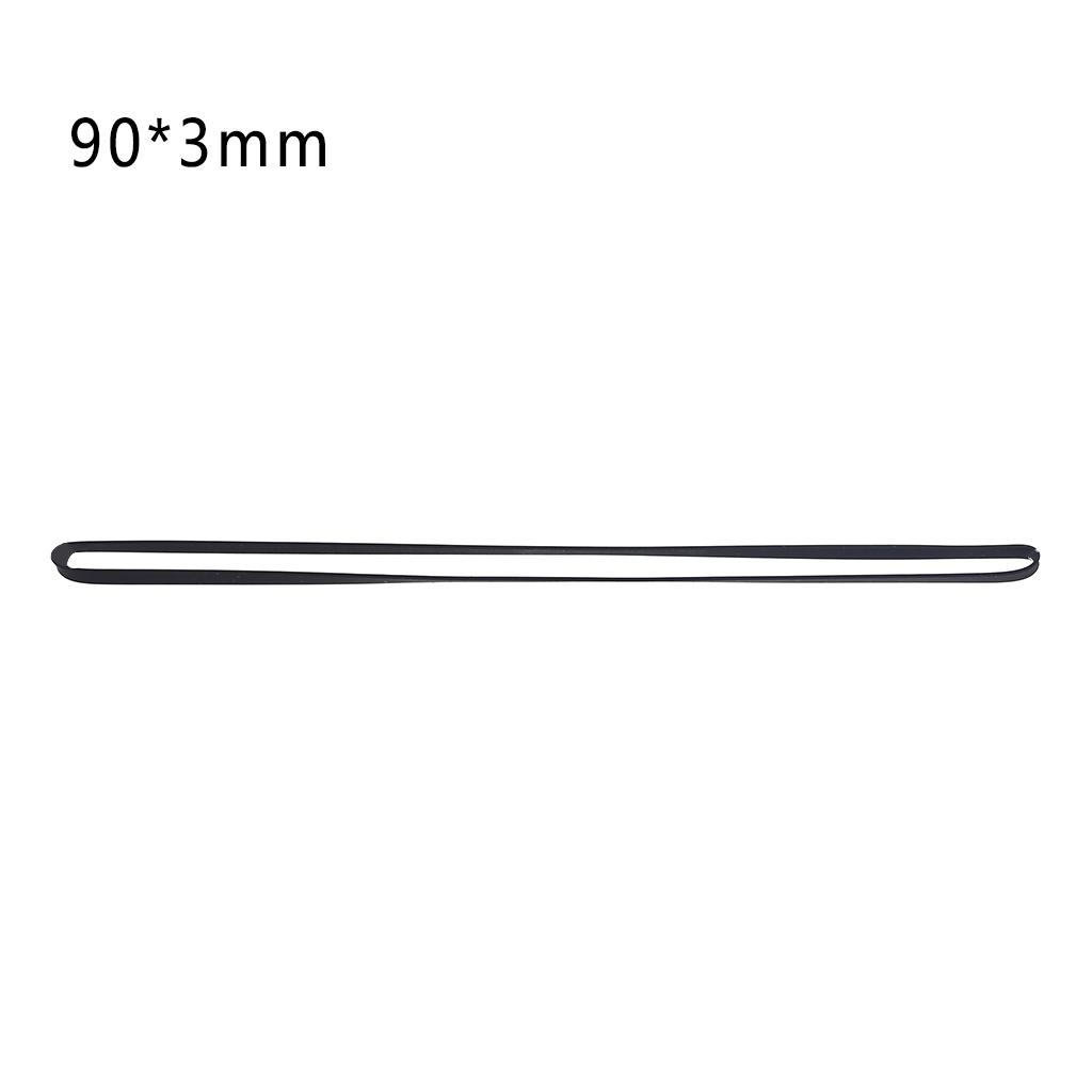 Flat Drive Belt Turntable Rubber Belt for LP Vinyl Record Player Phono 3mm Wide Flat Drive Belt Rubber Belt