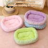 All Season Pet Bed Breathable Indoor Cat House Flower-printed Dog Sofa Mats for Dogs Sleeping