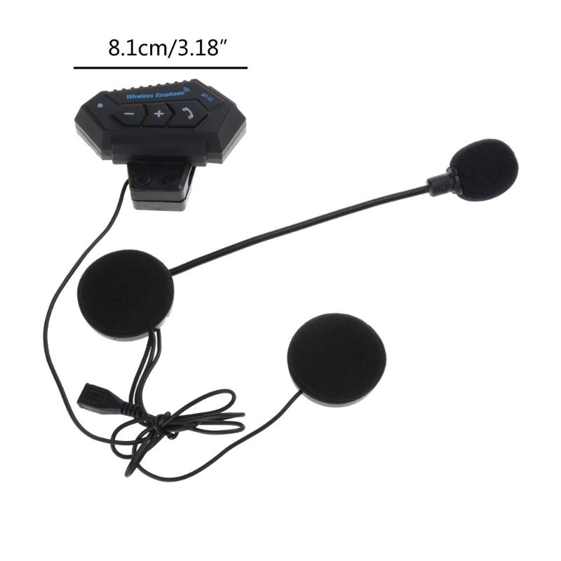 Motorcycle Stereo Helmet Bluetooth-compatible Intercom Waterproof Universal Communication Systems for Ski ATV Dirt Bike