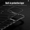 R-JUST RJ-50 For iPhone 16 Aluminum Alloy Armor Case Hollow Shockproof Back Cover