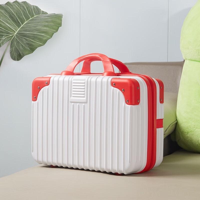 Tianyin Retro Color Block Suitcase 16 inch