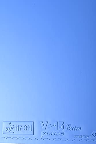 Victas (VICTAS) Table Tennis Rubber V>15 Extra, Inverted Soft, High Energy Tension, Blue, MAX 020461